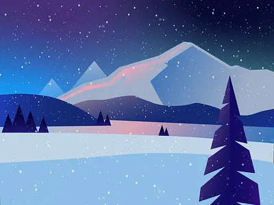 Let It Snow! digital illustration illustration vector