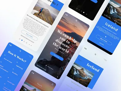 Travel Mobile app Design adventure app app design booking creative design mobile app mobile app design tourism travel travel app trend trip ui ux