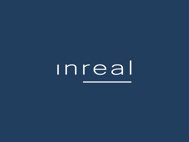 Inreal - logo animation 2d 2d animation after effects animated animation bodymovin design graphics logo logofolio logotype lottie motion motion design motion graphics real estate