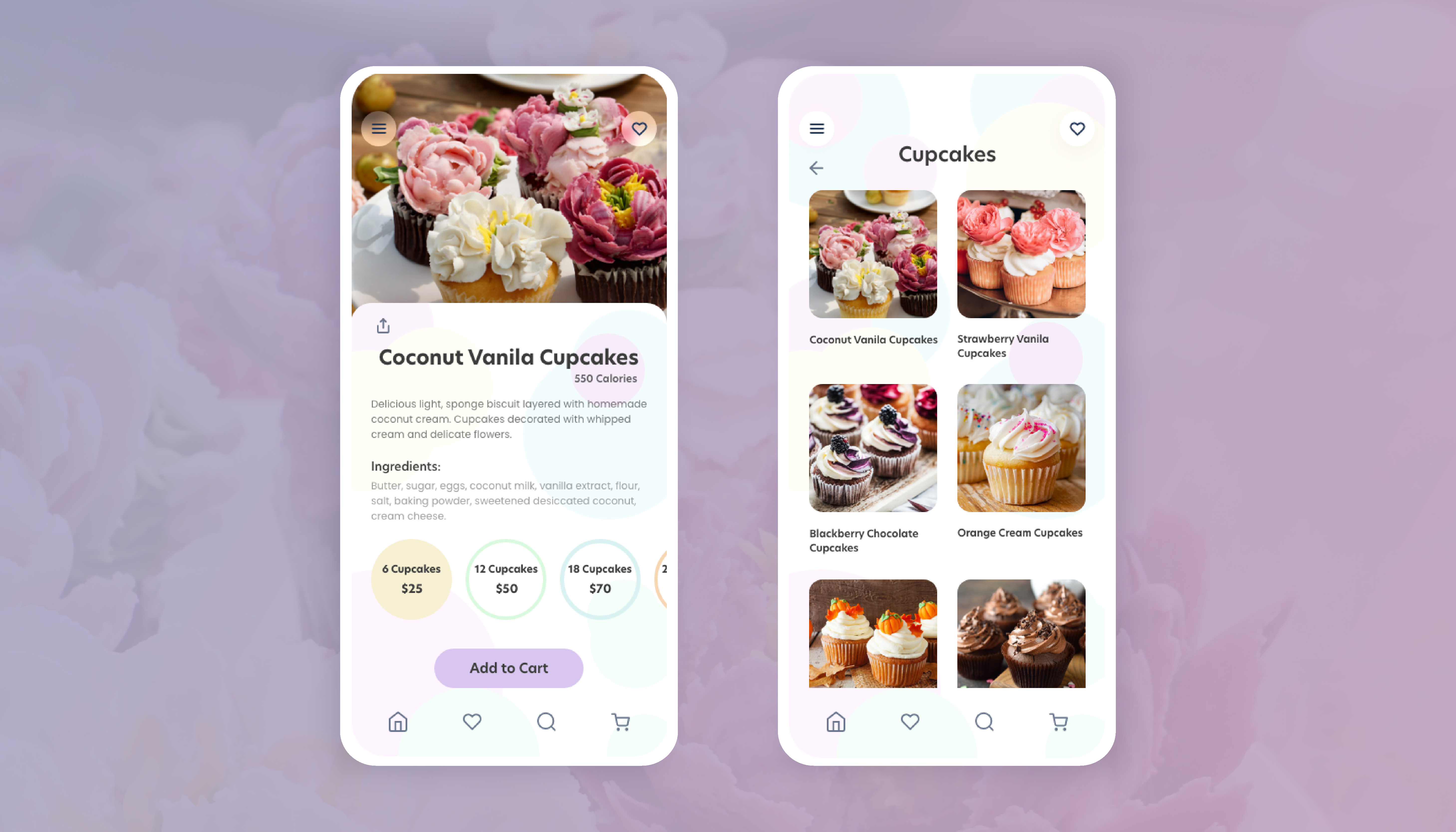 Example of food order