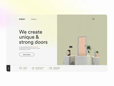 Furniture website design chair creative design doors eco ecommerce furniture furniture store furniture website futuristic interior landing sofa ui ux webdesign website