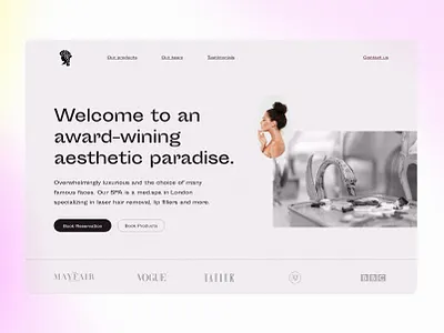 Luxury SPA Website Design beauty beauty salon classy creative design elegant gold landing luxury massage premium resort salon spa ui uiux ux website design wellness