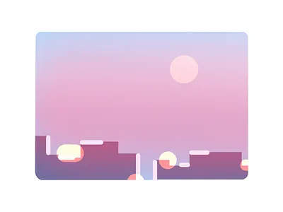 SunriseSunset 💫 city citysights digitalart digitalpainting illustration photoshop