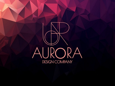 Aurora Design Company logo aurora business card businesscard color company design freelance freelancer graphic design graphic designer illustration illustrator logo logo name logofolio logoname magenta mosaic personal logo vector