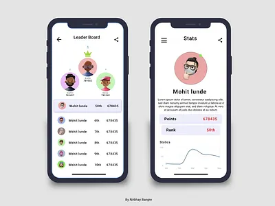 leaderboard | DailyUI 19 dailyui leaderboard