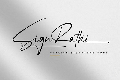 Sign Rathi font elegant fonts invitations font name font script font