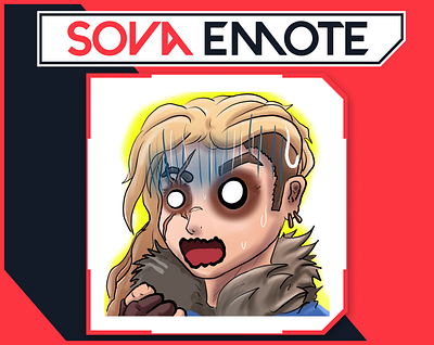 SOVA WTF Emote from Valorant for Streamer / Twitch Emotes anime emotes emote twitch twitch badges twitch emote twitch graphic valorant