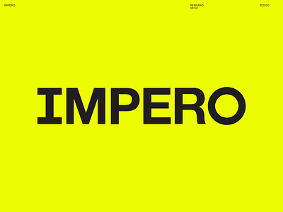 Impero Rebrand animation branding branding agency colors crown crown logo design agency guidelines identity identity branding logo animation london type typography yellow