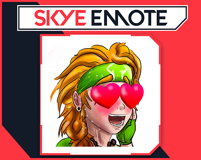 SKYE LOVE Emote from Valorant for Streamer / Twitch Emotes anime emotes emote twitch twitch badges twitch emote twitch graphic valorant