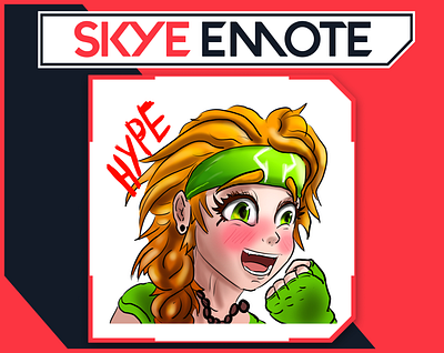SKYE Emote from Valorant for Streamer / Twitch Emotes anime emotes emote twitch twitch badges twitch emote twitch graphic valorant