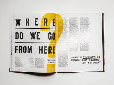 The College Magazine - Spread Cover #2 design publication stationary design