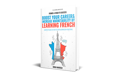 Boost Your Career Increase Marketability by Learning French cover book cover design depression design flat french illustration kill killer vector war