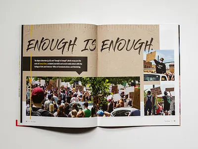 The College Magazine - Spread Cover #4 design publication stationary design