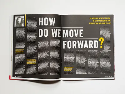 The College Magazine - Spread Cover #3 design publication stationary design