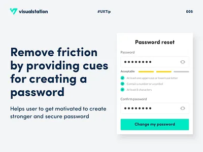 UXTip 005 design agency design community design innovation design thinking design tips human centered design post design product productdesign tips ui user experience ux visualstation