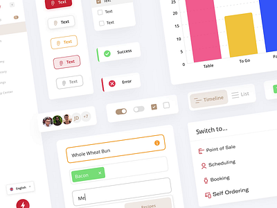 QuickOrder — Design System components design studio design system design systems restaurant saas