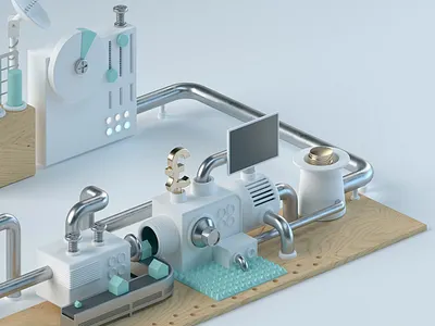 FACTORY 3d 3d animation 3d art 3d artist 3dsmax cinema4d design digital art illustration motion design motion graphic webdesign website design