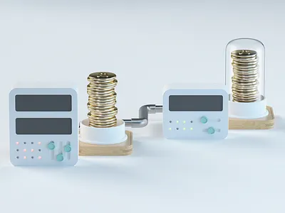 CALCULATOR 3d 3d animation 3d art 3dsmax cinema4d design digital art illustration motion design motion graphic webdesign