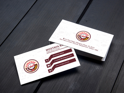 Business Card design for Vintage bake café branding branding and identity branding concept branding design business business card design business cards businesscard stationery stationery design stationery mockup stationery mockups
