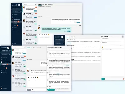 Communication | Student coaching app app design application calls campaigns coaching communication design graphic design messages student student app ui ui design ux ux design web web app web design