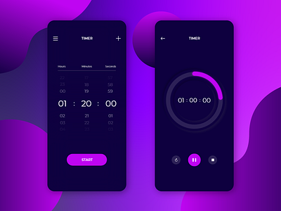 #DailyUI #014 - Countdown Timer 014 adobe xd app countdown countdown timer counting daily 100 challenge daily ui dailyui dailyuichallenge design mobile mobile ui time timer timer app timer ui ui ux