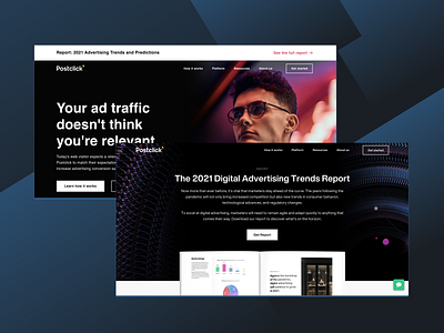 Digital AdBanner for a marketing tech startup