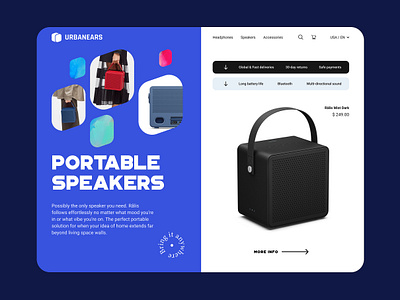 Urbanears interface shop ui ui ux ui design ux ux design web web design website website design