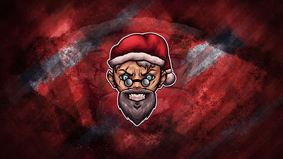 Santa is coming. aggressive art artwork christmas cool design illustration mascot character mascot logo santa xmas