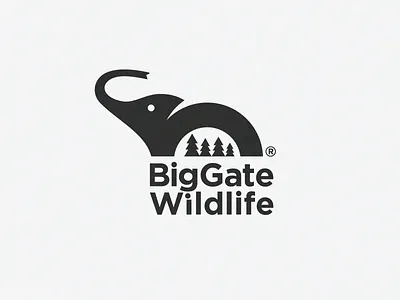 BigGate Wildlife Logo african logo animal logo animal save logo big animal bigfoot branding creative creative logo elephant logo logo logodesign minimal logo mountain logo nature illustration nature logo safari logo safari park wild logo wildlife logo