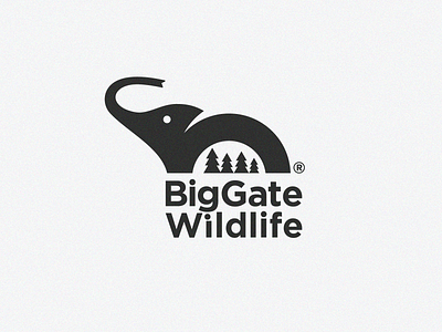 BigGate Wildlife Logo african logo animal logo animal save logo big animal bigfoot branding creative creative logo elephant logo logo logodesign minimal logo mountain logo nature illustration nature logo safari logo safari park wild logo wildlife logo