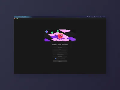 Spline Signup 3d macos signup