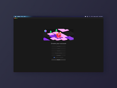 Spline Signup 3d macos signup