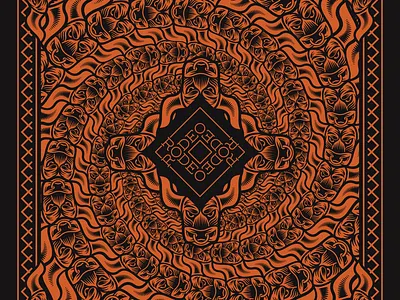 Rodeo bulls rodeo tessellation