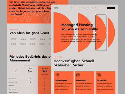 DesignToWeb — Services bold bold color clean components landing landing page landingpage lp shapes swiss swiss style typography ui ux uxui visual web web design webdesign website