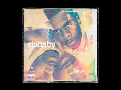 Dababy BOP cover art cover artwork cover design design art hiphop music music art poster art trap vinyl