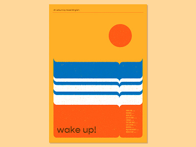 31 Posters for 31 Albums: 9/31 beach gig poster graphic art graphic design graphic designer music music art poster design poster designer print print design sunset typography visual art