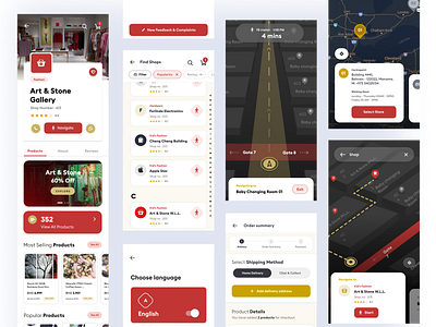 Mobile UX android best design clean app creative design studio dhipu dhipu mathew freebie interaction design ios ios app mall app mall navigation map mobile app mobile ux shopping app ui user experience ux design