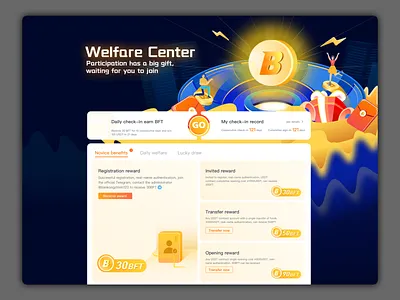 Blockchain-Activity design illustration ui