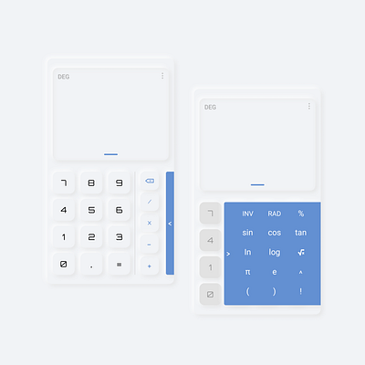 Calculator Design app calculator design neumorphism ui ux