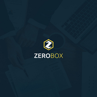 ZeroBox Logo Design app art blue brand branding character design clean concept graphic graphic design identity illustration logo logo design logodesign logotype minimal photoshop simple vector