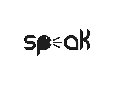 Speak - Logotype creative design graphics logo logo design logo designer logodesign logodesigner logodesigner illustration brand logodesigners logodesignersclub logos logotype logotype design logotype designer logotypedesign logotypes speak typo typography