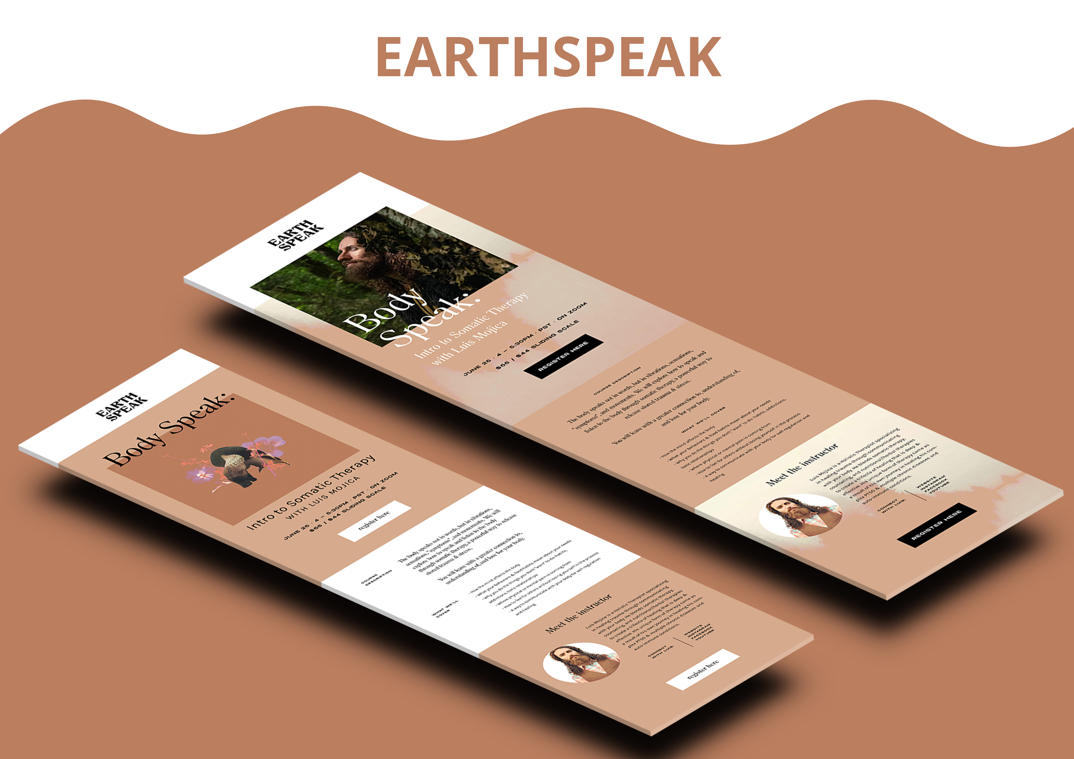 Earthspeak - emailer design concept and development branding design email email design email marketing email template emailer ui ux web website design