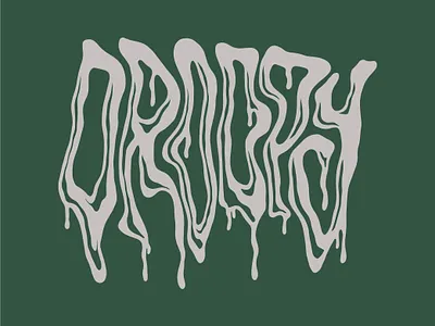Droopy design hand lettering illustration ipad pro ipad pro art lettering procreate sketch type design typography wip