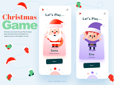 Toy Land app art card color design ecommerce elves exploration graphic hero idea illustration minimal santa screen toys ui ux vector website