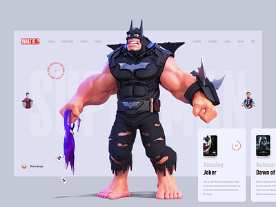 Batman design ui