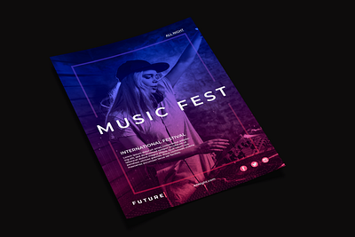 Music Poster creative dailyui designer dribbble dribble shot dribbleartist gradient photoshop poster design