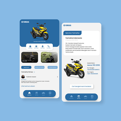 UI UX Yamaha app app design interface interfacedesign ui uidesign uiux ux uxdesign web