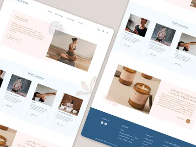 🌿✨🧘🏻‍♀️ Yoga / Meditation studio landing page branding clean ui concept design fitness fitness club meditation onboarding ui ui ui ux uidesign uiux ux uxui web web design webdesign website website design yoga