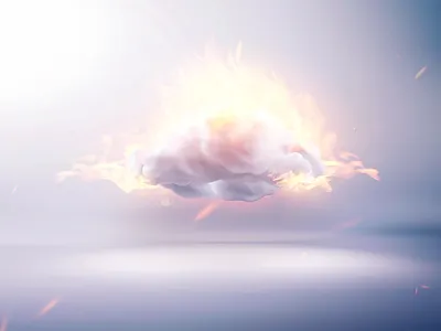 Set the Sky on Fire Poster | Free Download Background art art direction artwork background fire free freebie illustration minimal poster sky typography