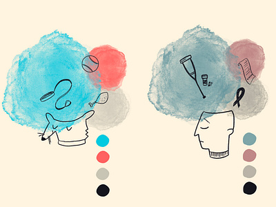 Spot illustration character characterdesign color scheme digital painting digital2d flat illustration flatdesign illustration procreate art spot illustration